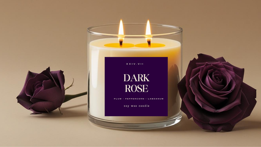DARK ROSE CANDLE