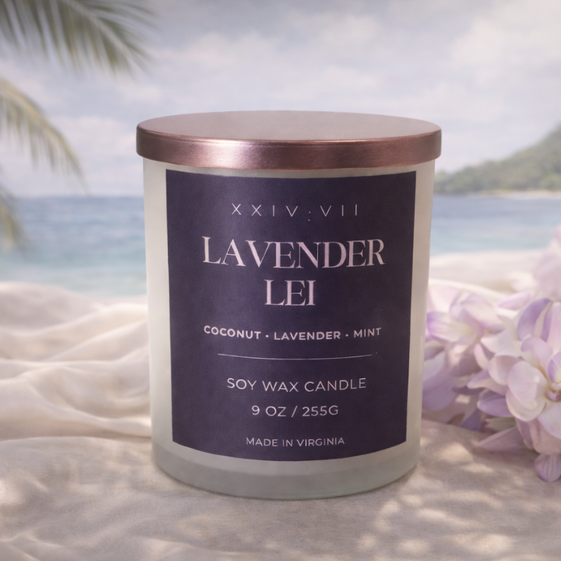 LAVENDER LEI